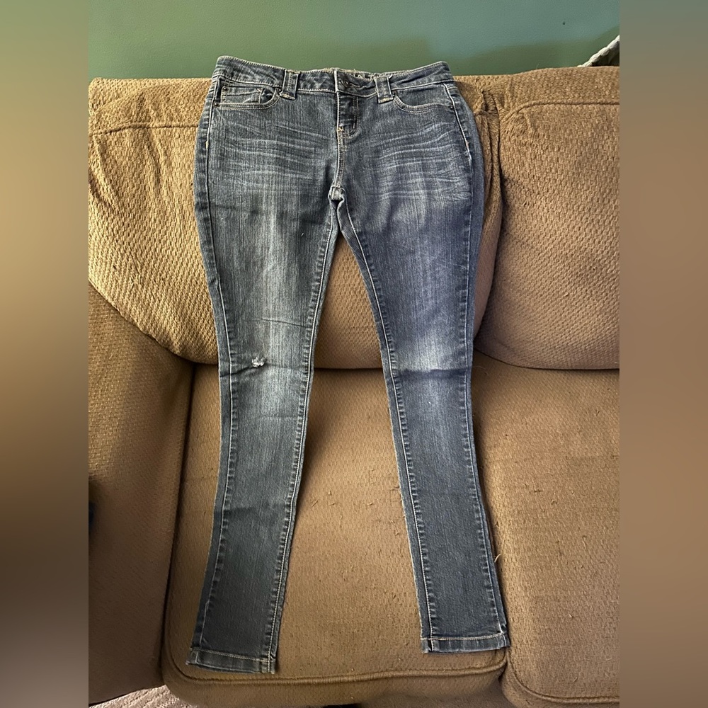 Asphalt Size 5 Long Skinny Jeans